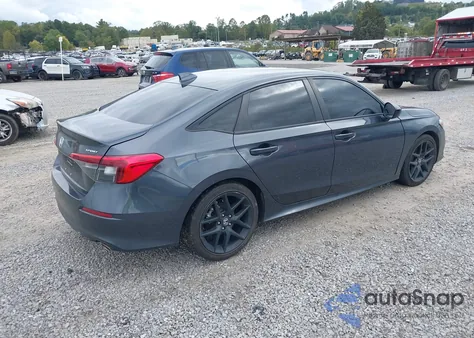 2022 Honda Civic Sport z USA, uszkodzony, nr VIN 2HGFE2F58NH587501